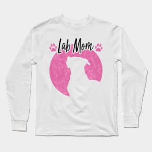 Lab Mom, Labrador Retriever lover Mother's Day Long Sleeve T-Shirt